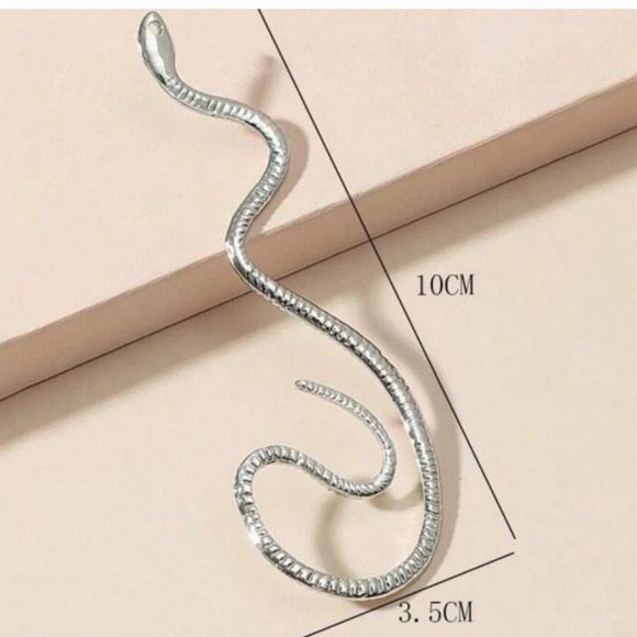 Two earrings antique style pin and snake NWOT - Picture 2 of 5